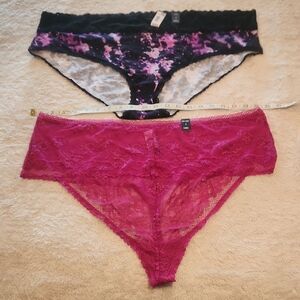 NWT Torrid Sz 4 Lot Of 2 Panties Hipster And High Waist Thong